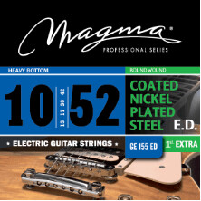 Magma GE155ED coated EG strings 010-052 Heavy Bottom. Order code: MAG1000700
