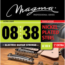 Magma GE100N nickel plated EG strings  008-038 Ultra Light. Order code: MAG9000390