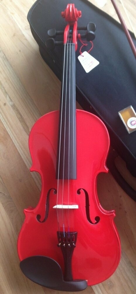 Serafs MV012W violin/viool/violon, red (4/4, 3/4, 1/2) Order code: SER4005500