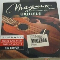Magma UK100NB black soprano ukulele strings. Order code: MAG23000210