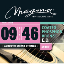 Magma GA100P  Ultra Light Coated Phosphor Bronze Western Guitar Strings 009-046 Order Code: MAG31000800