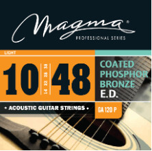 Magma GA120P Light Coated Phosphor Bronze Western Guitar Strings 010-048 Order Code: MAG32000800