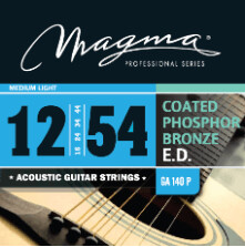 Magma GA140P Medium Light Coated Phosphor Bronze Western Guitar Strings 012-054 Order Code: MAG34000800