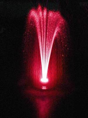 Colour Changing Floating Fountain - Red