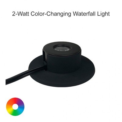 LED Colour-Changing 2-Watt Waterfall Light by Aquascape