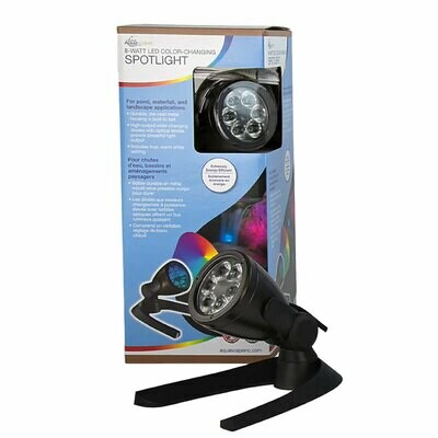 LED Colour-Changing 8-Watt Spotlight by Aquascape