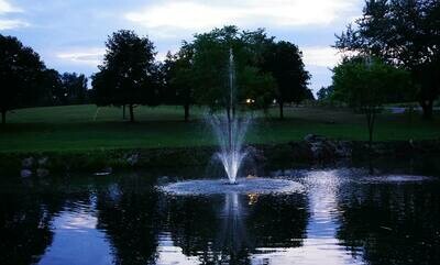 1/2 HP Oase Floating Fountain With 3 Tier Nozzle