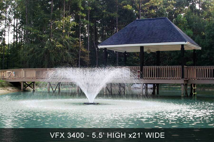 Kasco 3400VFX Aerating Fountain With 100' Cord