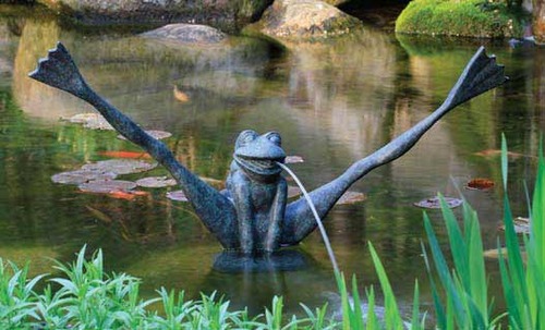 Crazy Legs Frog Spitter by Aquascape