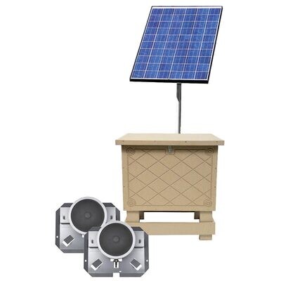 Solar Pond Aeration System with Battery Backup - Up to 2 Acres