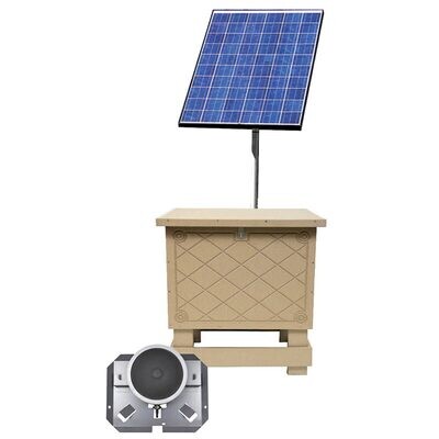 Solar Pond Aeration System with Battery Backup - Up to 1 Acre