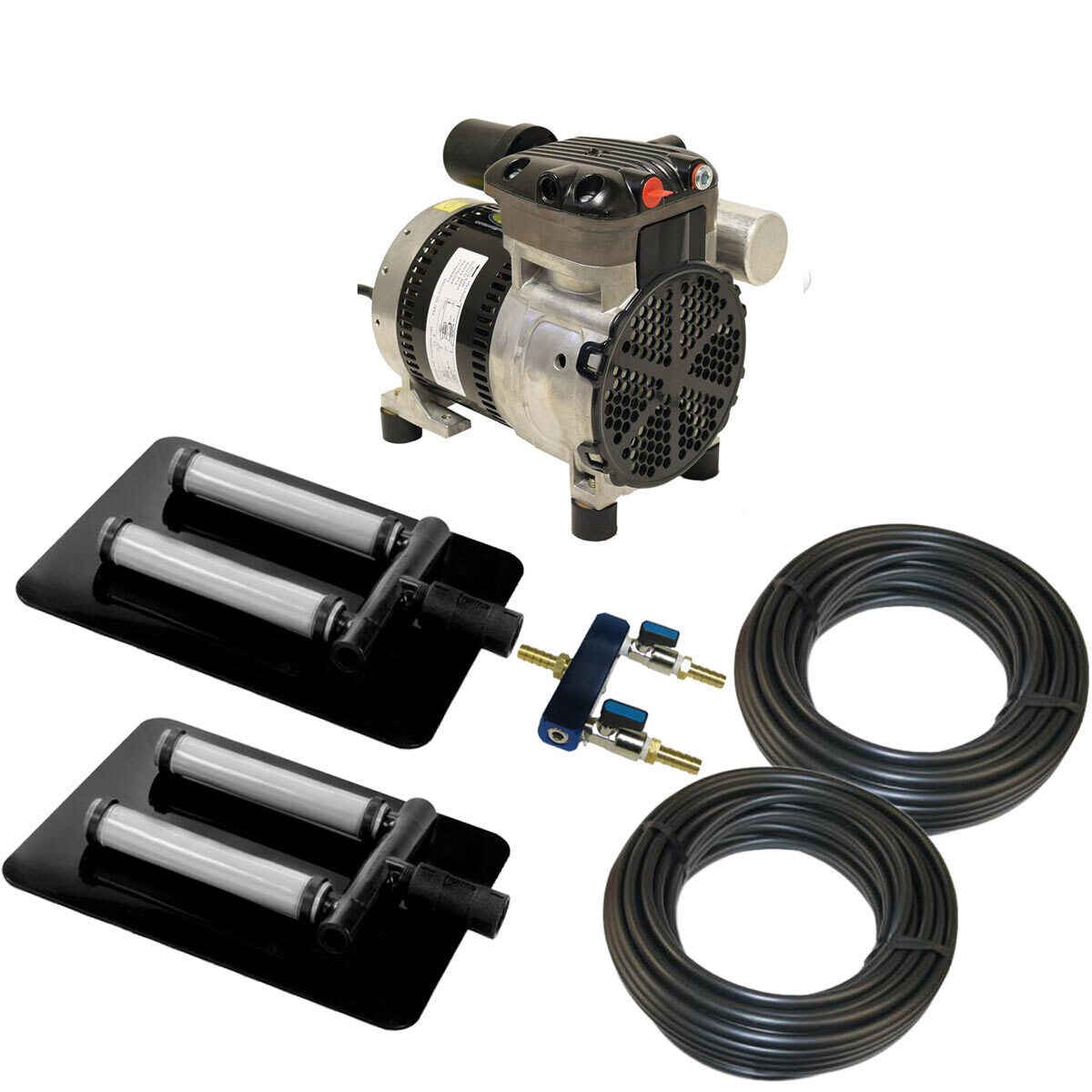 1/4 HP Deep Water Aeration Kit With 2 Diffusers for Ponds up to 2 Acres