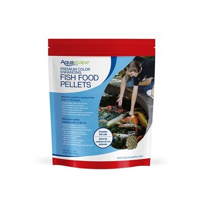 Aquascape Premium Colour Enhancing Fish Food Pellets 500 g