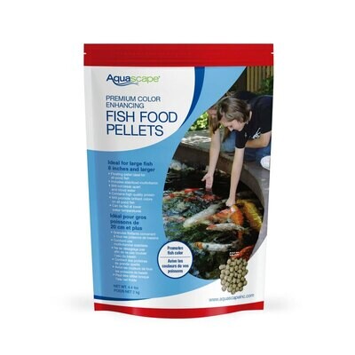 Aquascape Premium Colour Enhancing Fish Food Pellets 2 Kg