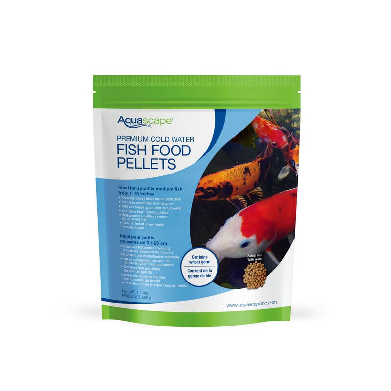 Aquascape Premium Cold Water Fish Food Pellets 500 g