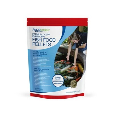 Aquascape Premium Colour Enhancing Fish Food pellets 1 Kg