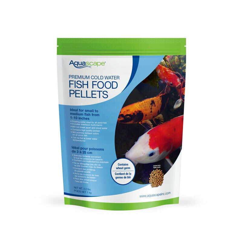 Aquascape Premium Cold Water Fish Food pellets 1 Kg
