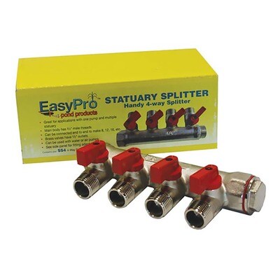 4-Way Air Splitter 3/8" x 3/8"