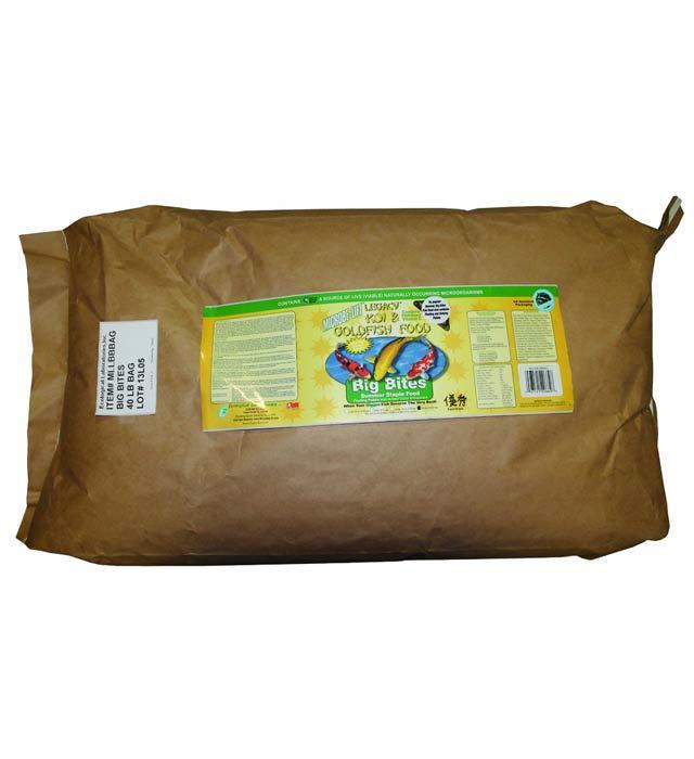 Microbe Lift / Legacy Big Bites Summer Staple Bulk Koi Food - 40 lb Bag