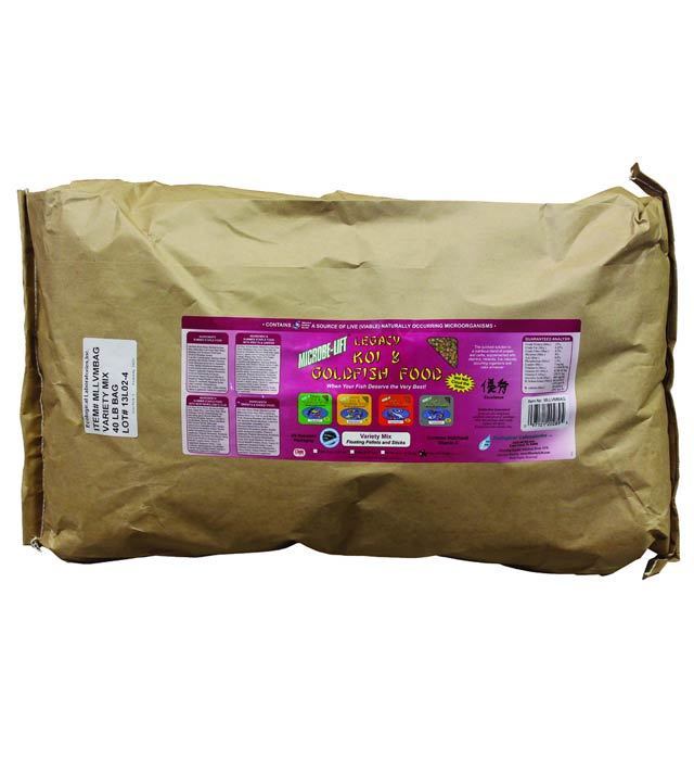 Microbe Lift / Legacy Variety Mix Bulk Koi Food - 40 lb Bag