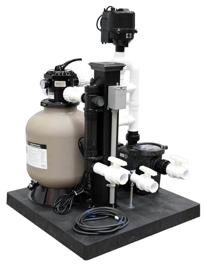 Complete Skid Mounted Filtration System - 1800 Gallons