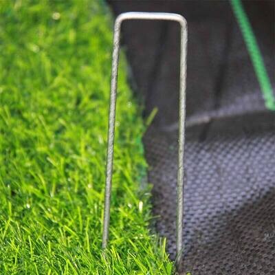 U-Shaped Anchor Pins for Pond Netting  - 20 pack