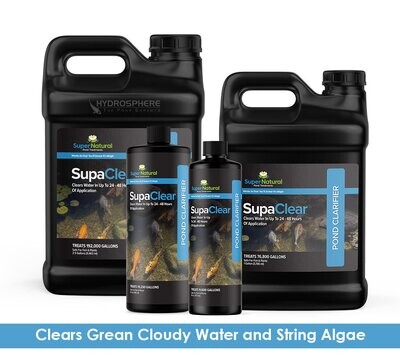SupaClear pond clarifier and algae treatment by SuperNatural