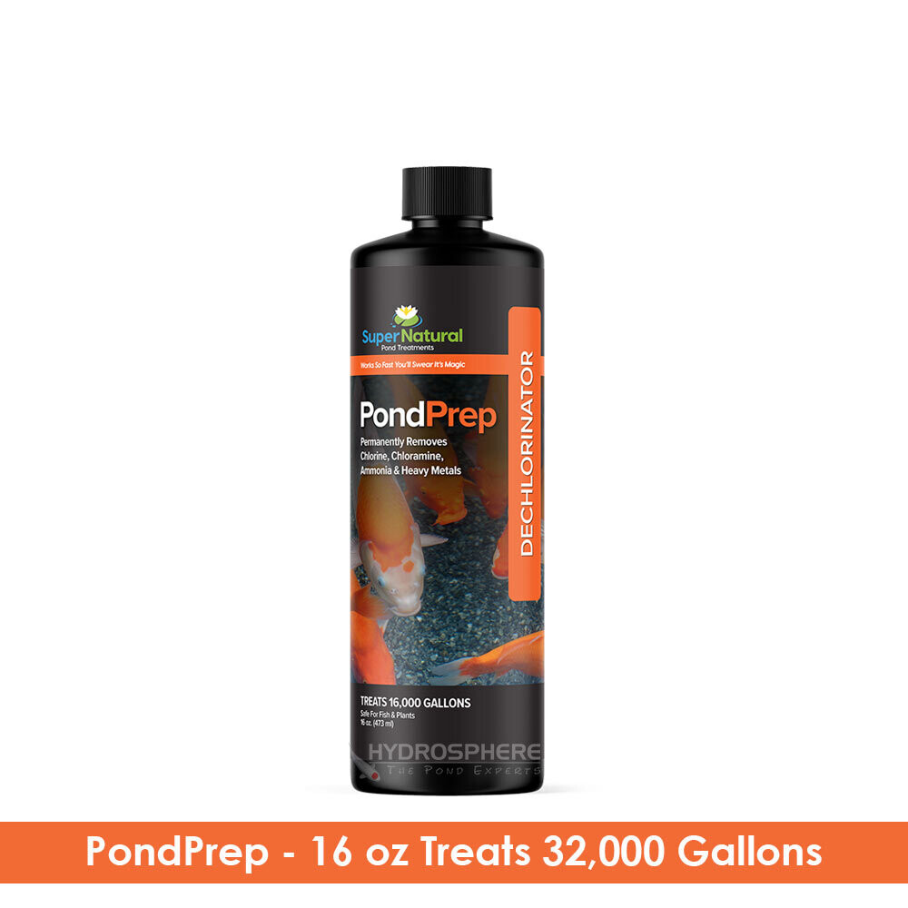 PondPrep - Concentrated Dechlorinator & Tap Water Conditioner, Size: 16 oz