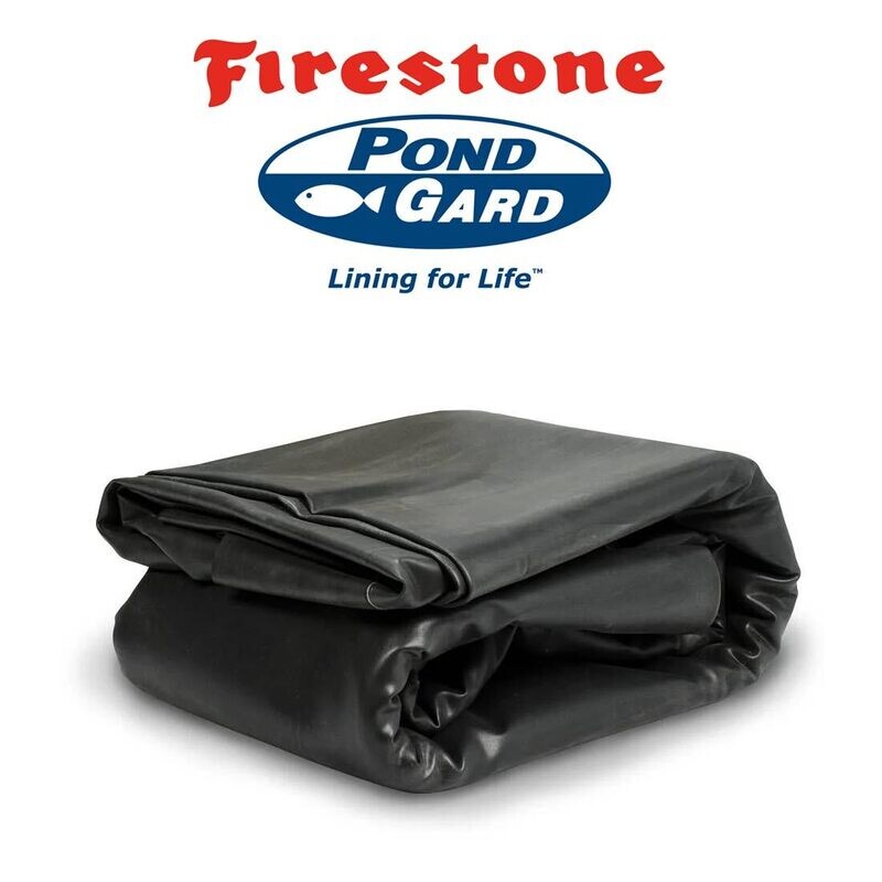 20'x20' Firestone PondGard EPDM Pond Liner - 45 mil