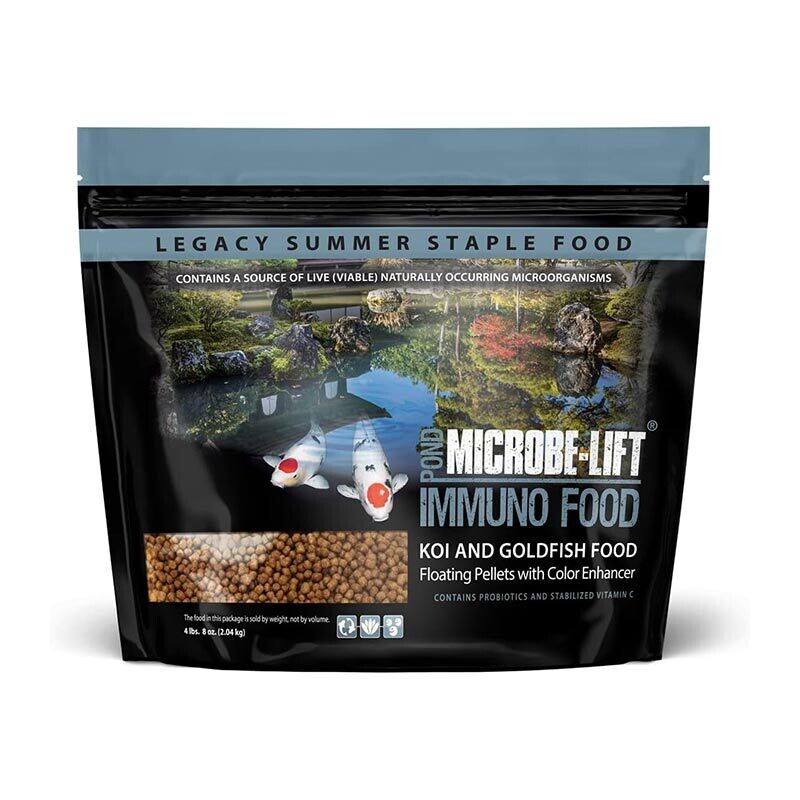 Microbe-Lift Legacy Immuno Koi Food - 4lb 8oz
