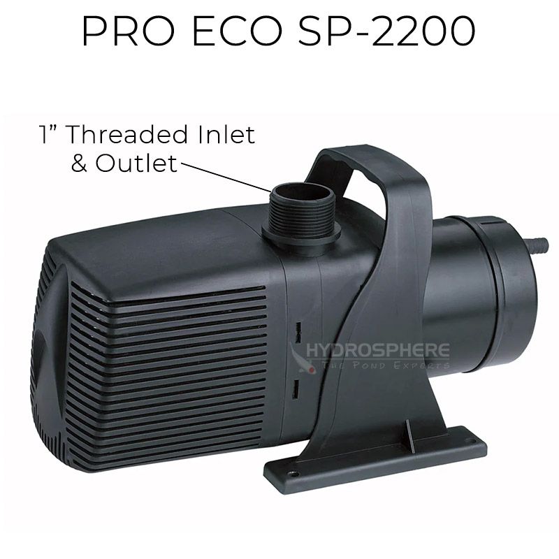 Pro Eco SP Series Fountain and Waterfall Pumps, SIZE: 2200 GPH