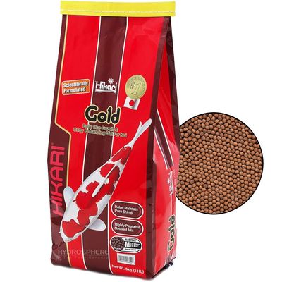 Hikari Gold Koi Food - 11 lb Med Pellet