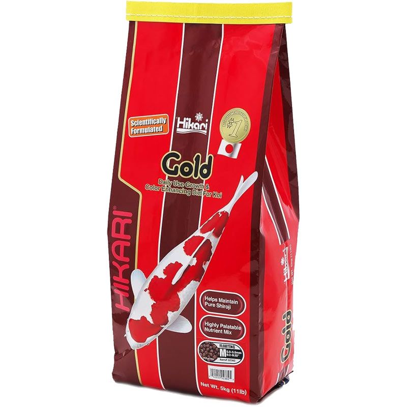Hikari Gold Koi Food - 11 lb Med Pellet