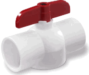 1-1/2" PVC Ball Valve - Slip