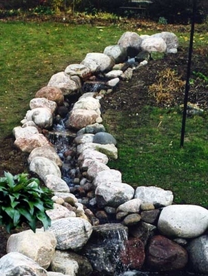 Pondless Waterfall With 10' Stream Kit