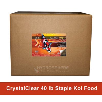 CrystalClear Staple Koi Food - 40 lbs Med Pellet