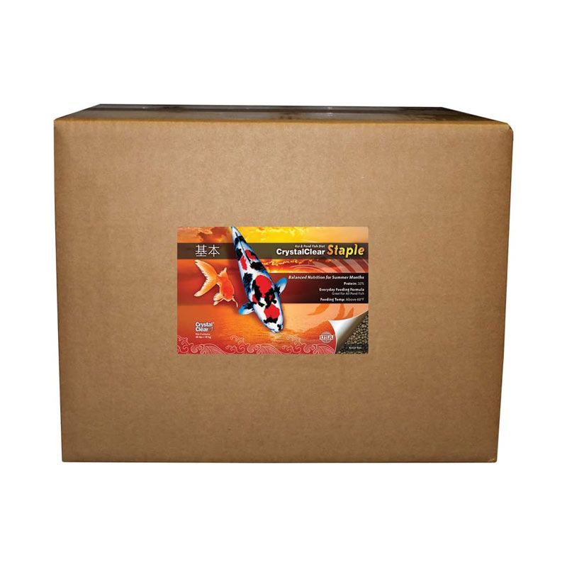 CrystalClear Staple Koi Food - 40 lbs Med Pellet