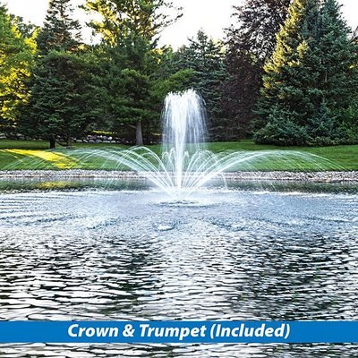 EcoSeries™ 1/2 HP Floating Fountain With 100' Cord by Airmax
