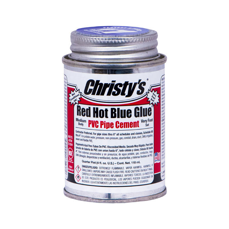 Christy's Red Hot Blue Glue PVC Cement