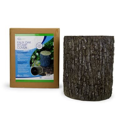 Faux Oak Stump Cover by Aquascape