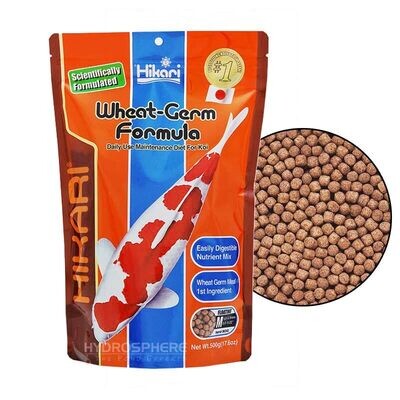 Hikari Wheat Germ Koi Food - 17.6 oz Med Pellet