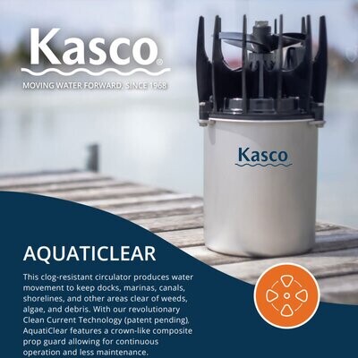 Kasco AquatiClear 3/4 HP Water Circulator
