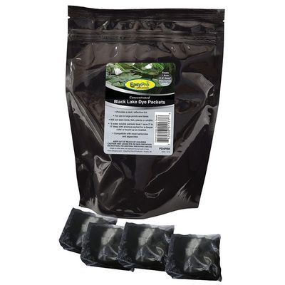 Concentrated Black Lake & Pond Dye Packets - 4 pack