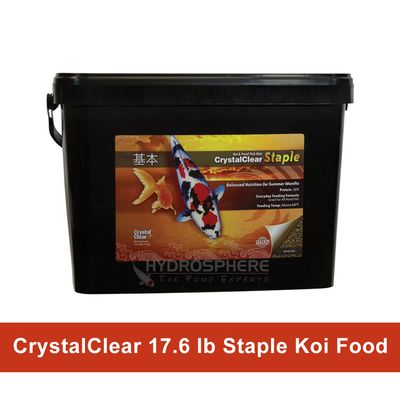 CrystalClear Staple Koi Food - 17.6 lbs Med Pellet