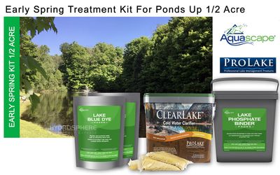 Early Spring Large Pond Treatment Kits