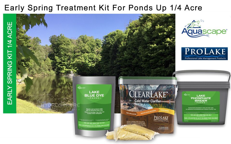 Early Spring Large Pond Treatment Kits