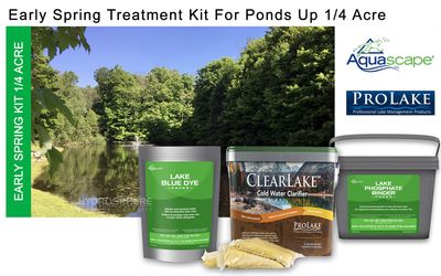Early Spring Large Pond Treatment Kits