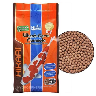 Hikari Wheat Germ Koi Food - 4.4 lb Med Pellet