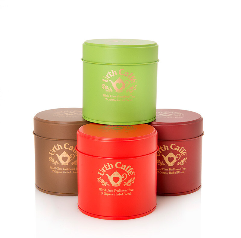 Tea Column Canister with Logo