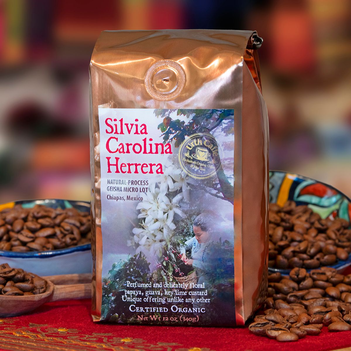 Silvia Carolina Herrera Natural-Process Geisha Micro Lot  12oz